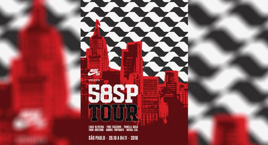 Team Nike SB nas ruas de Sampa! É o Nike SB 58 SP Tour com Slides & Grinds